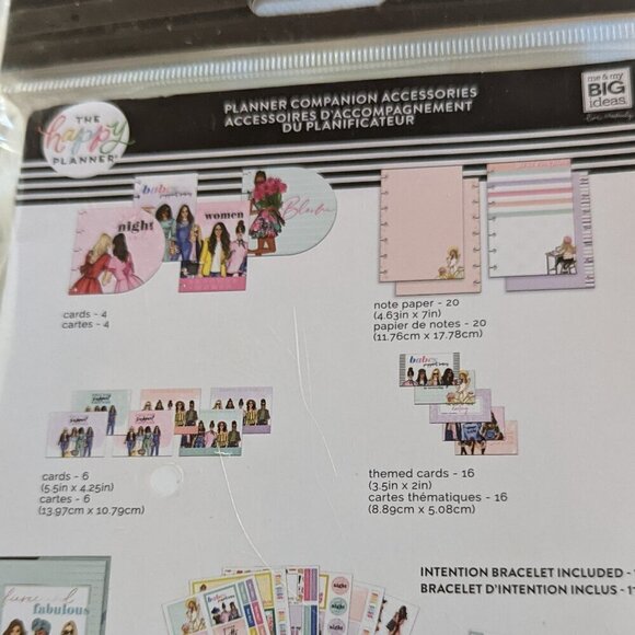 NWT Happy Planner Rong Rong 122 pc Mini Companion Accessories Stickers Bracelet - Picture 4 of 7